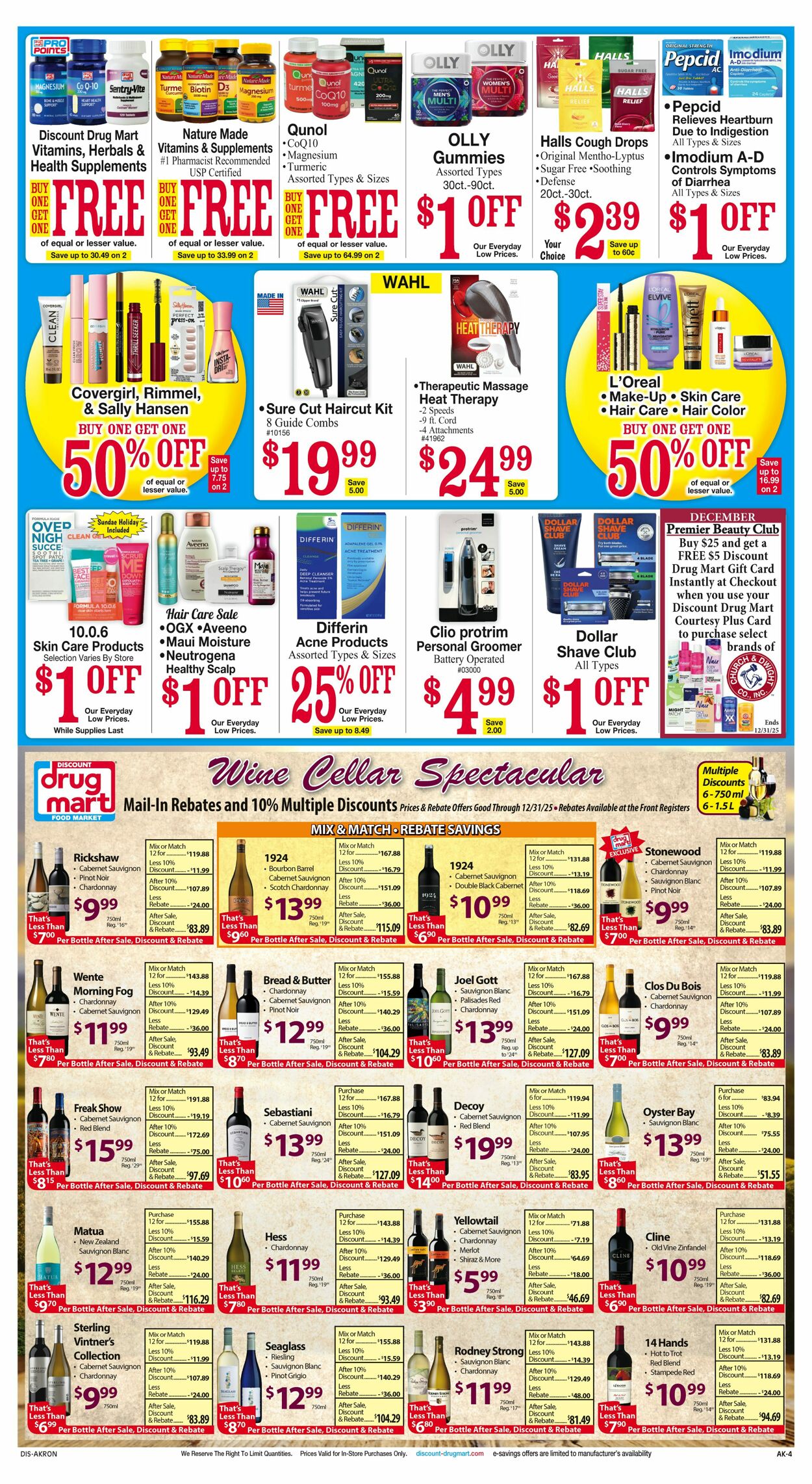 Weekly ad Discount Drug Mart 12/01/2025 - 12/15/2025