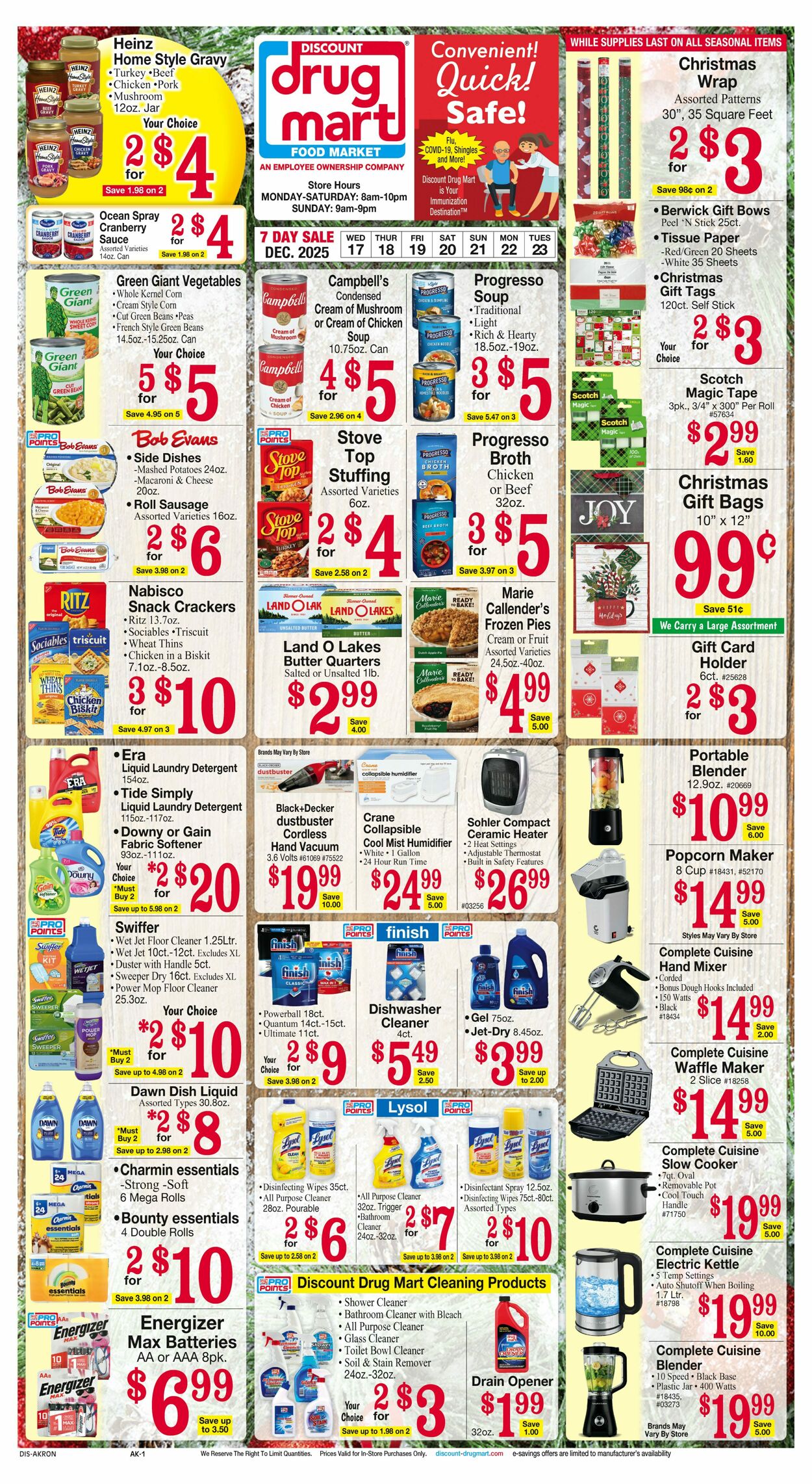 Weekly ad Discount Drug Mart 12/10/2025 - 12/24/2025
