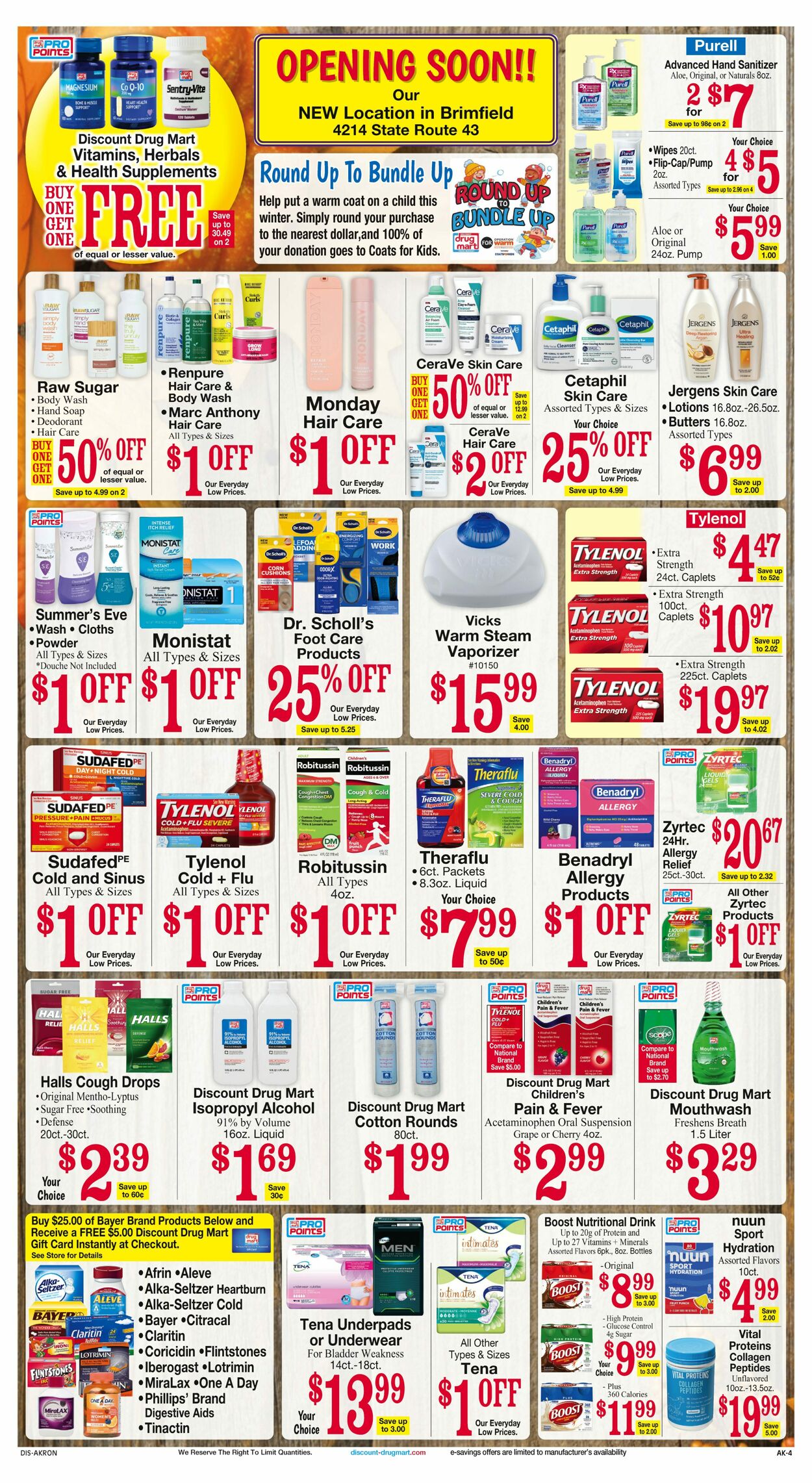 Weekly ad Discount Drug Mart 10/29/2025 - 11/05/2025