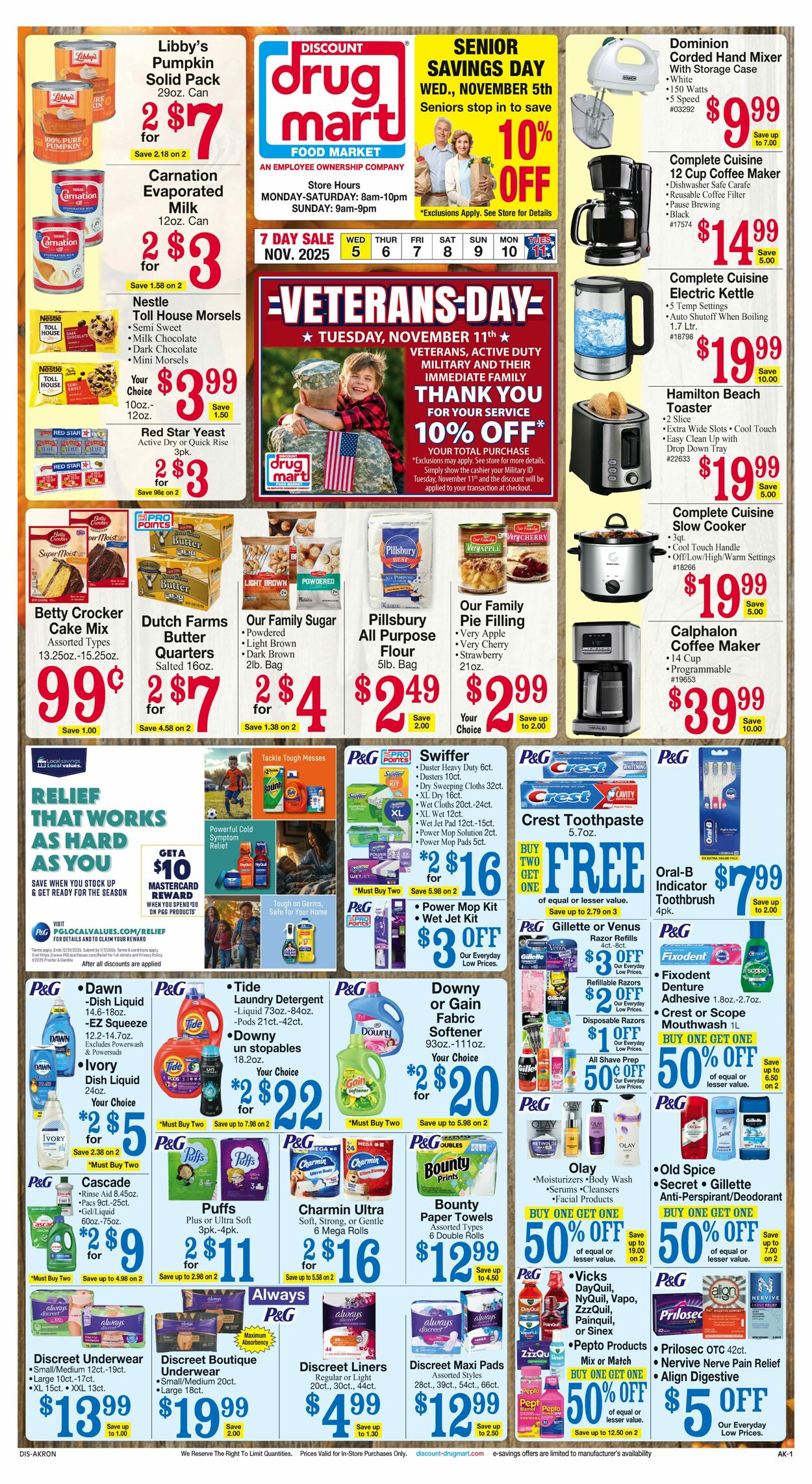 Weekly ad Discount Drug Mart 10/29/2025 - 11/05/2025