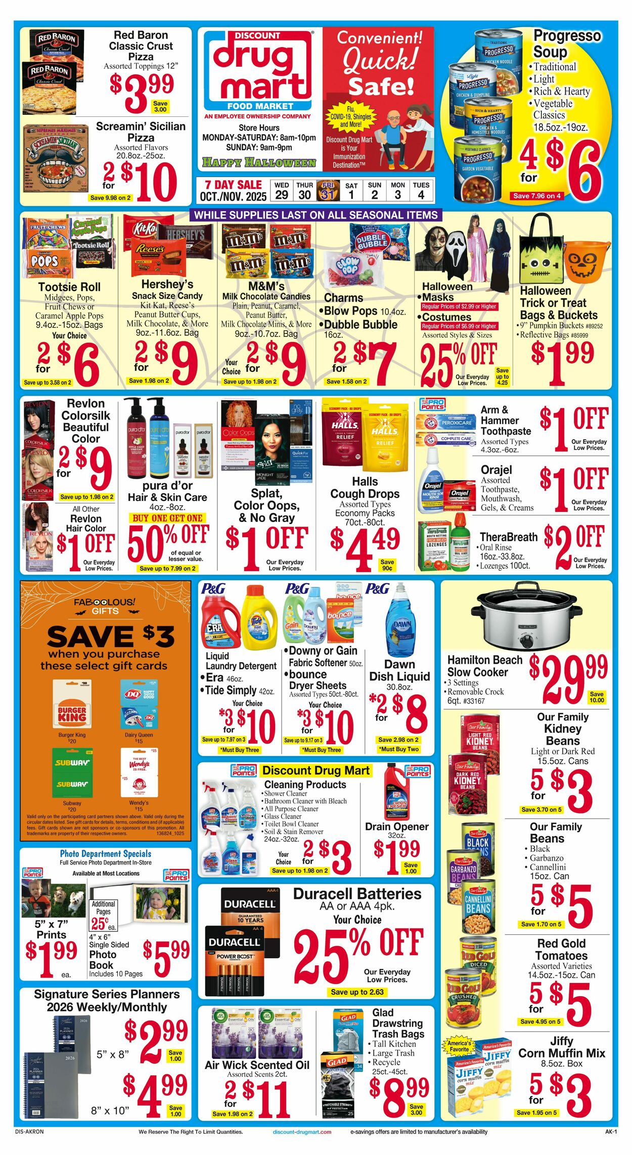 Weekly ad Discount Drug Mart 10/21/2025 - 11/05/2025