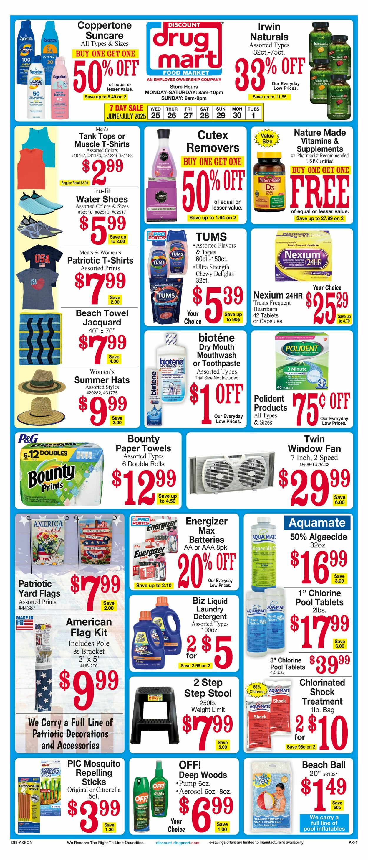 Weekly ad Discount Drug Mart 06/20/2025 - 07/04/2025