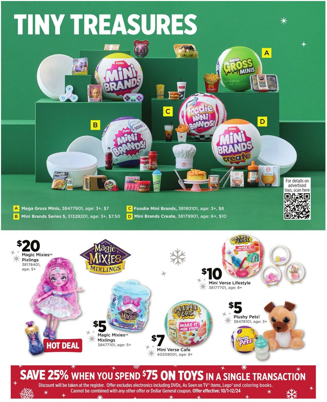 Weekly ad Dollar General 10/21/2024 - 12/24/2024