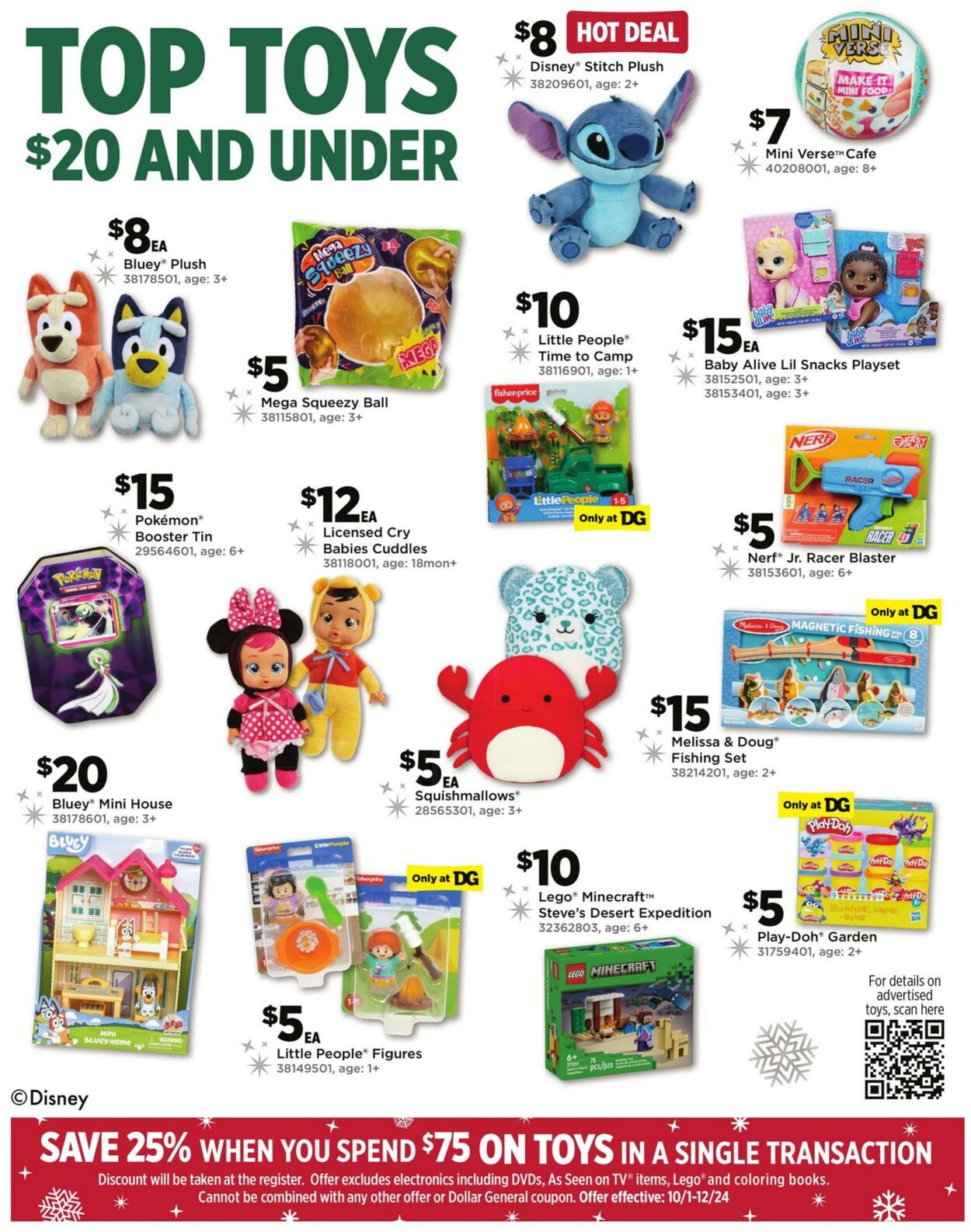 Weekly ad Dollar General 10/21/2024 - 12/24/2024