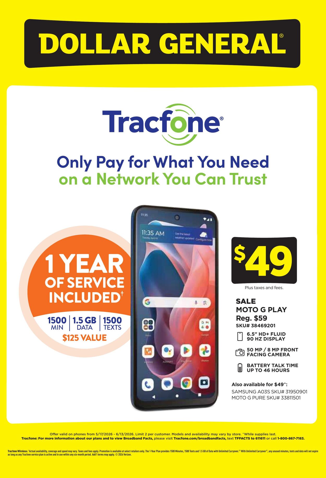 Weekly ad Dollar General 05/17/2026 - 06/13/2026