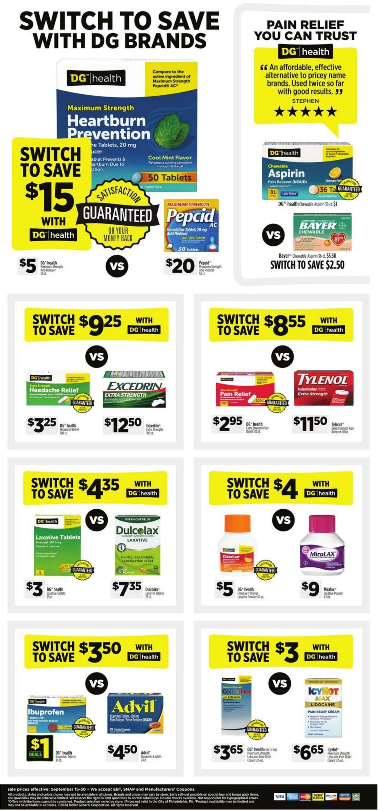 Weekly ad Dollar General 09/15/2024 - 09/28/2024