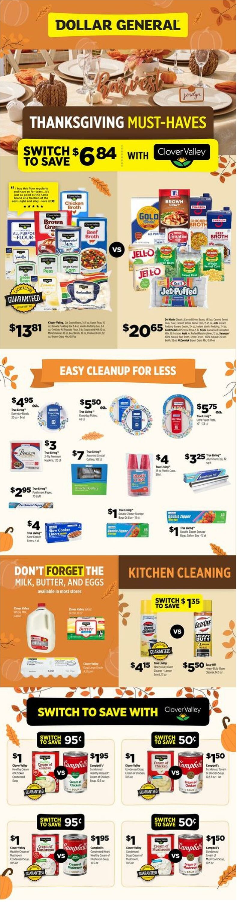 Weekly ad Dollar General 11/03/2024 - 11/30/2024