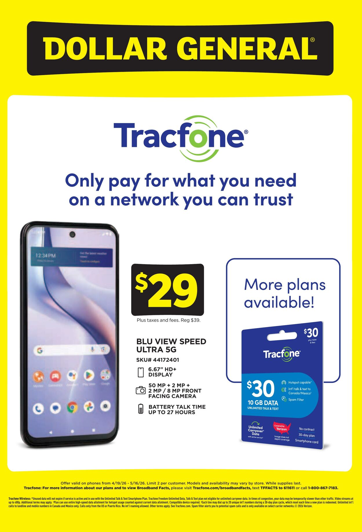 Weekly ad Dollar General 04/19/2026 - 05/16/2026