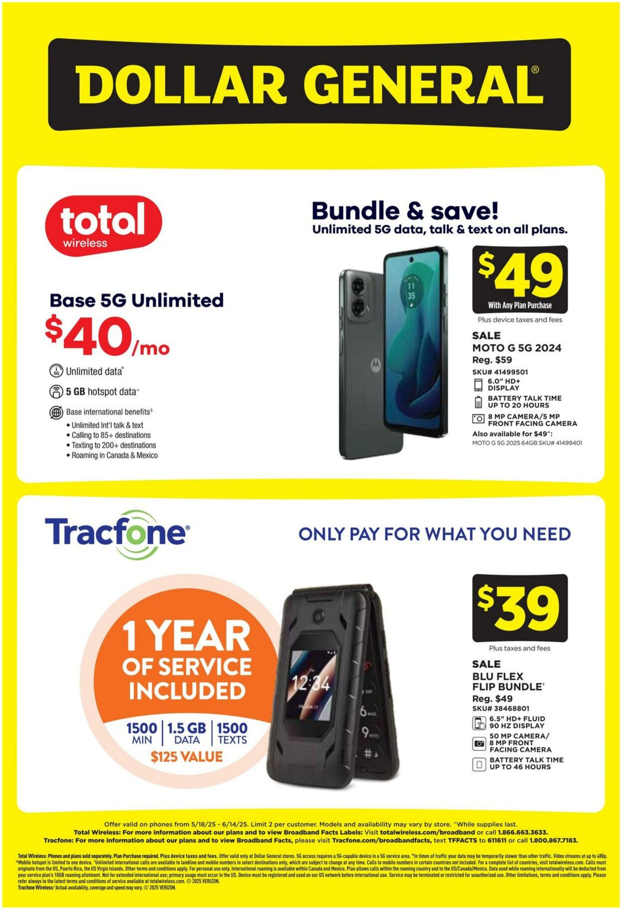 Weekly ad Dollar General 05/18/2025 - 06/14/2025