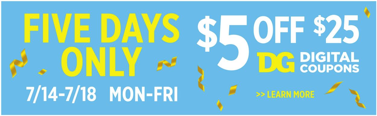 Weekly ad Dollar General 07/13/2025 - 07/19/2025
