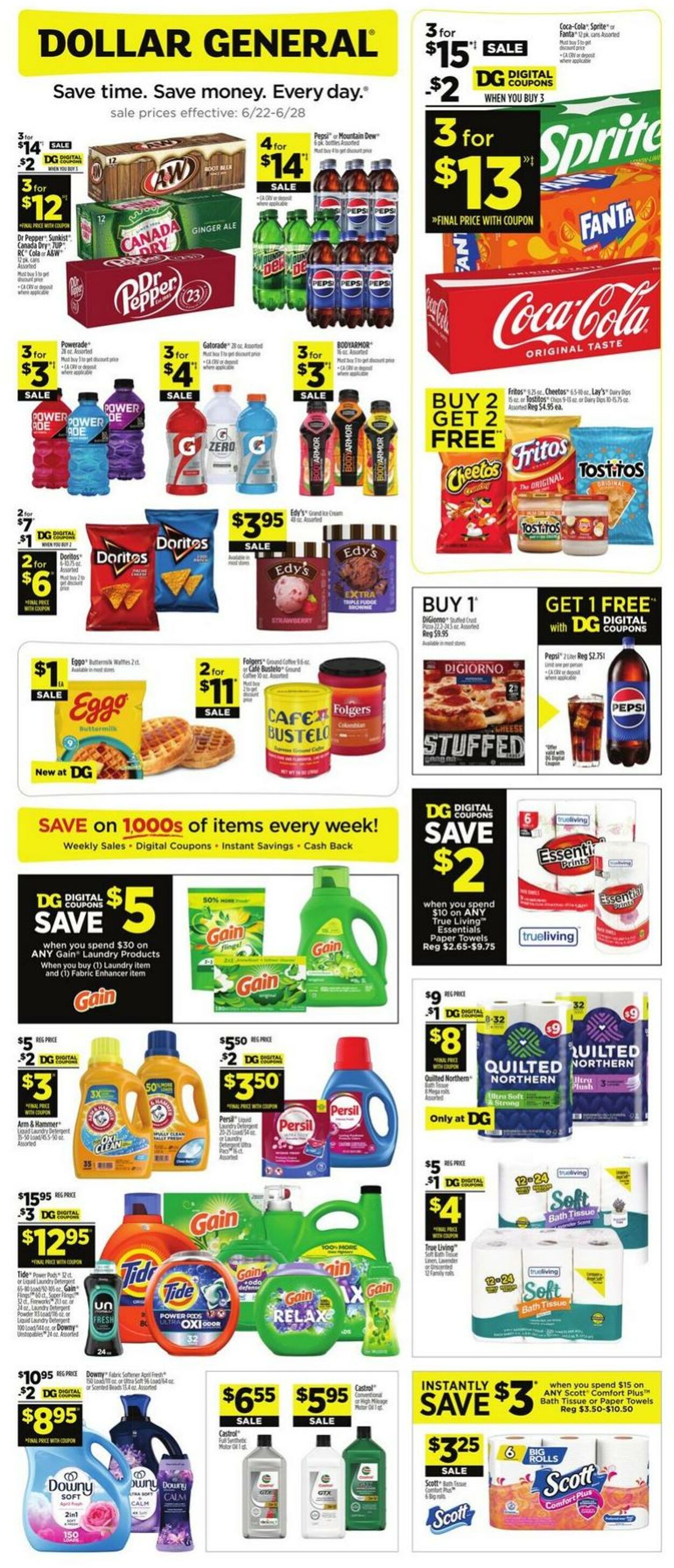 Weekly ad Dollar General 06/22/2025 - 06/28/2025