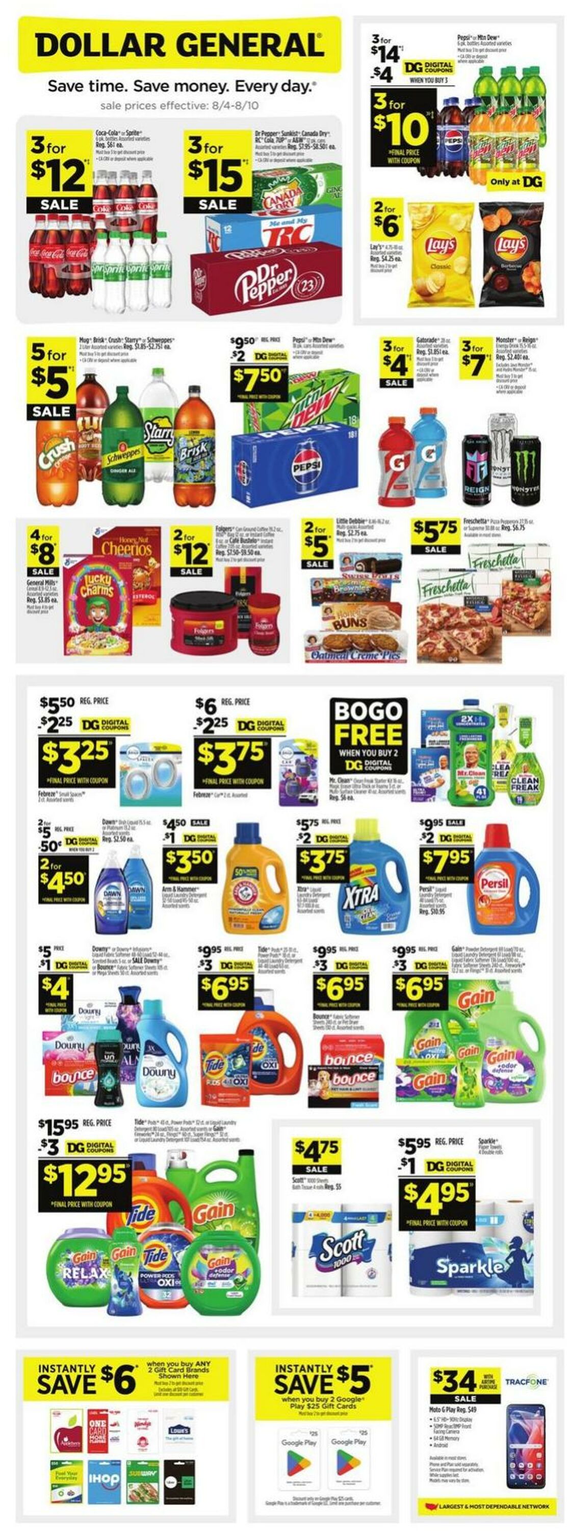 Weekly ad Dollar General 08/04/2024 - 08/10/2024