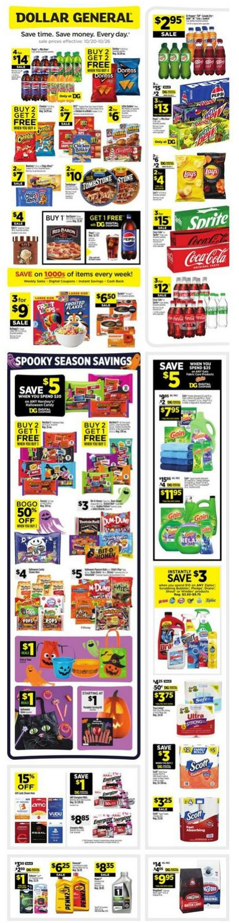 Weekly ad Dollar General 10/20/2024 - 10/26/2024