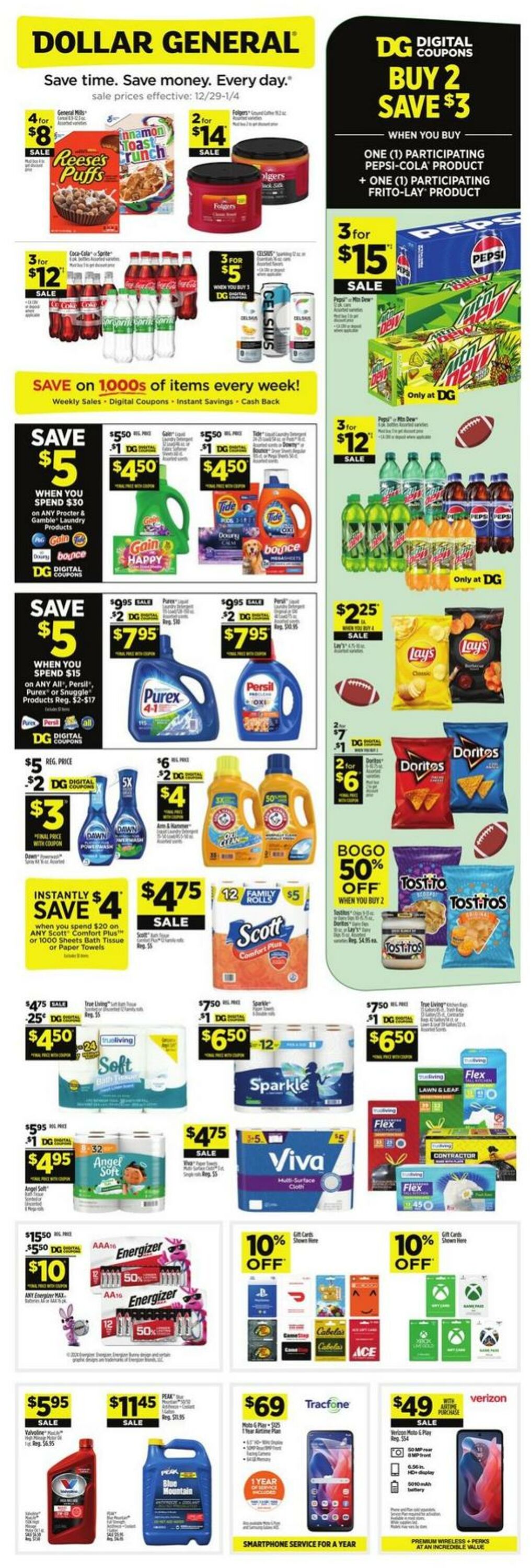 Weekly ad Dollar General 12/29/2024 - 01/04/2025