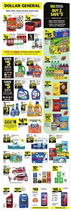 Weekly ad Dollar General 12/29/2024 - 01/04/2025