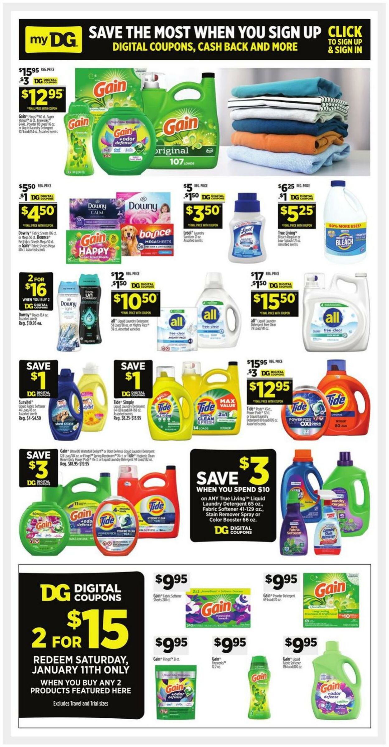 Weekly ad Dollar General 01/05/2025 - 01/11/2025