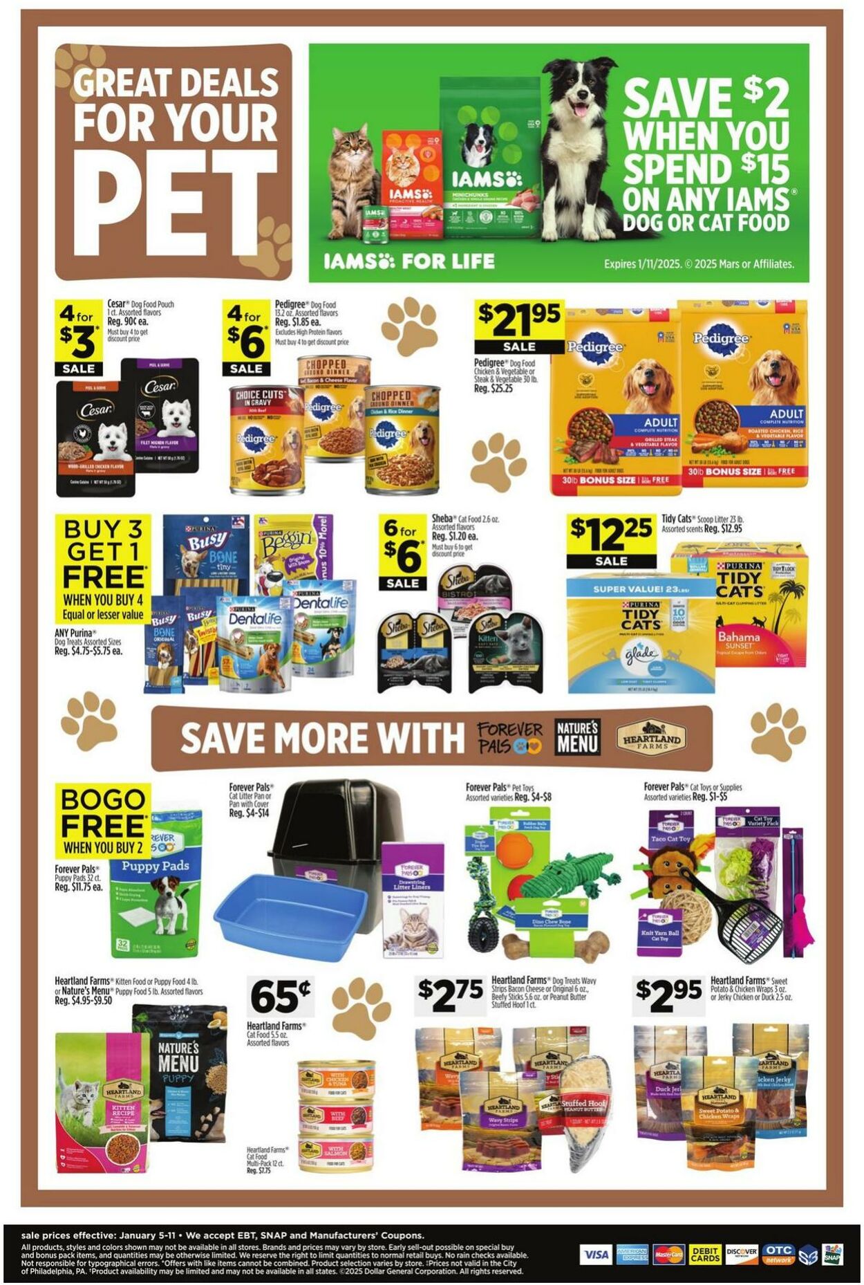 Weekly ad Dollar General 01/05/2025 - 01/11/2025