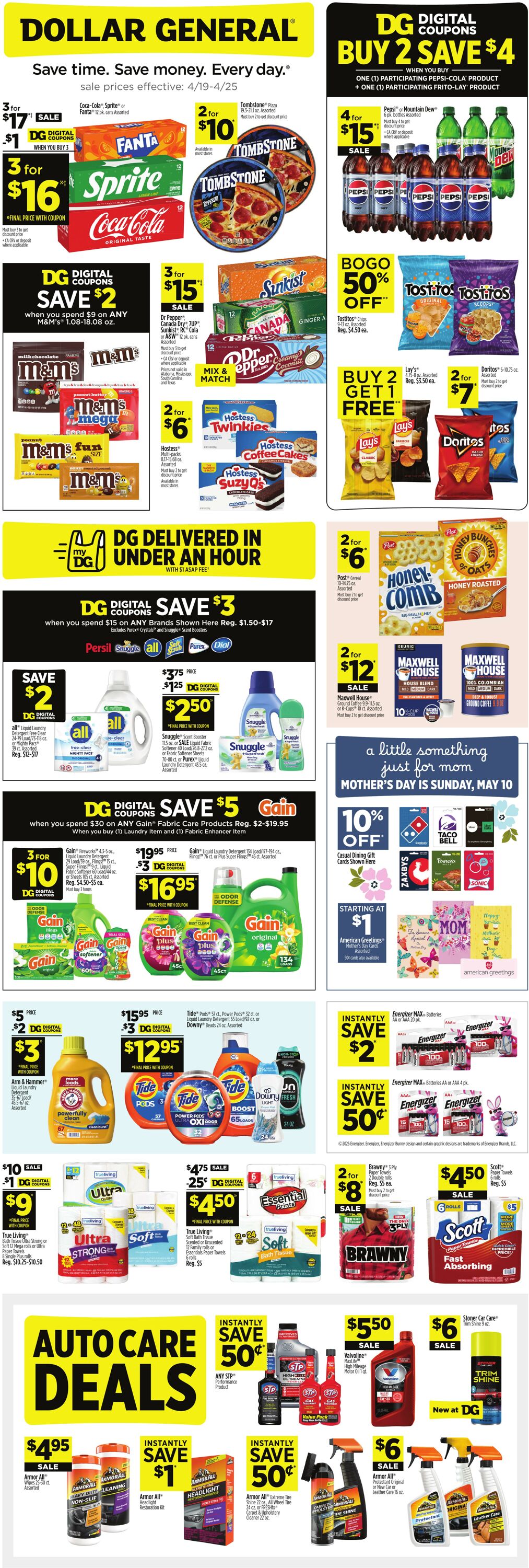 Weekly ad Dollar General 04/19/2026 - 04/25/2026