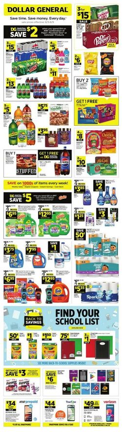 Weekly ad Dollar General 08/03/2025 - 08/09/2025
