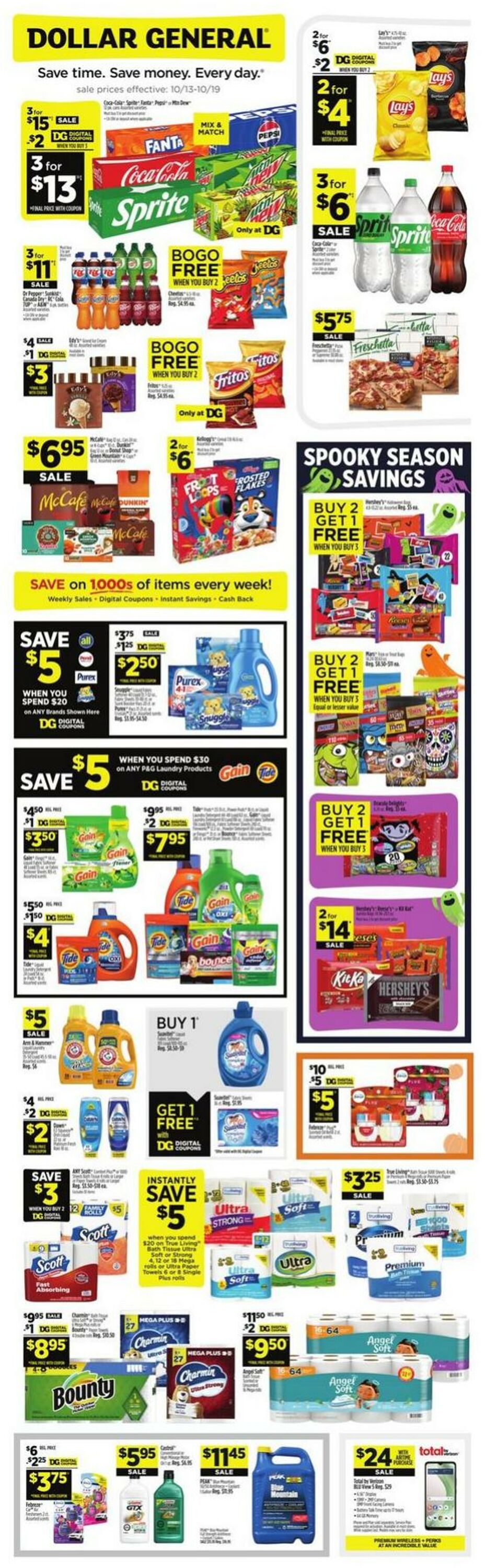 Weekly ad Dollar General 10/13/2024 - 10/19/2024