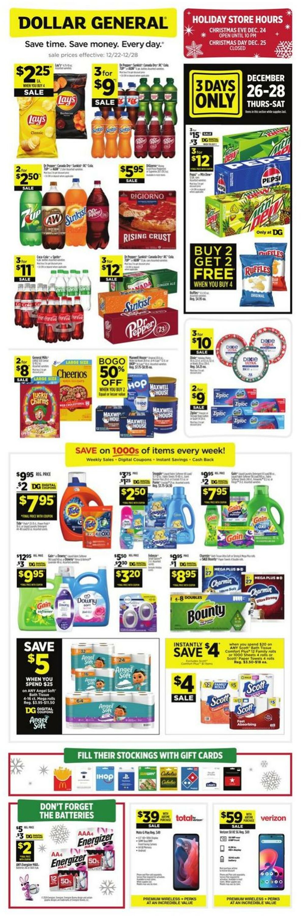 Weekly ad Dollar General 12/22/2024 - 12/28/2024