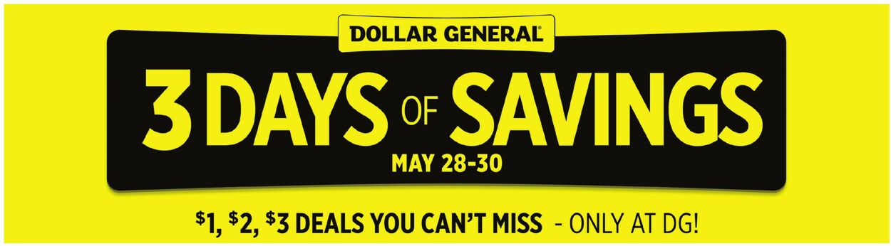 Weekly ad Dollar General 05/24/2026 - 05/30/2026