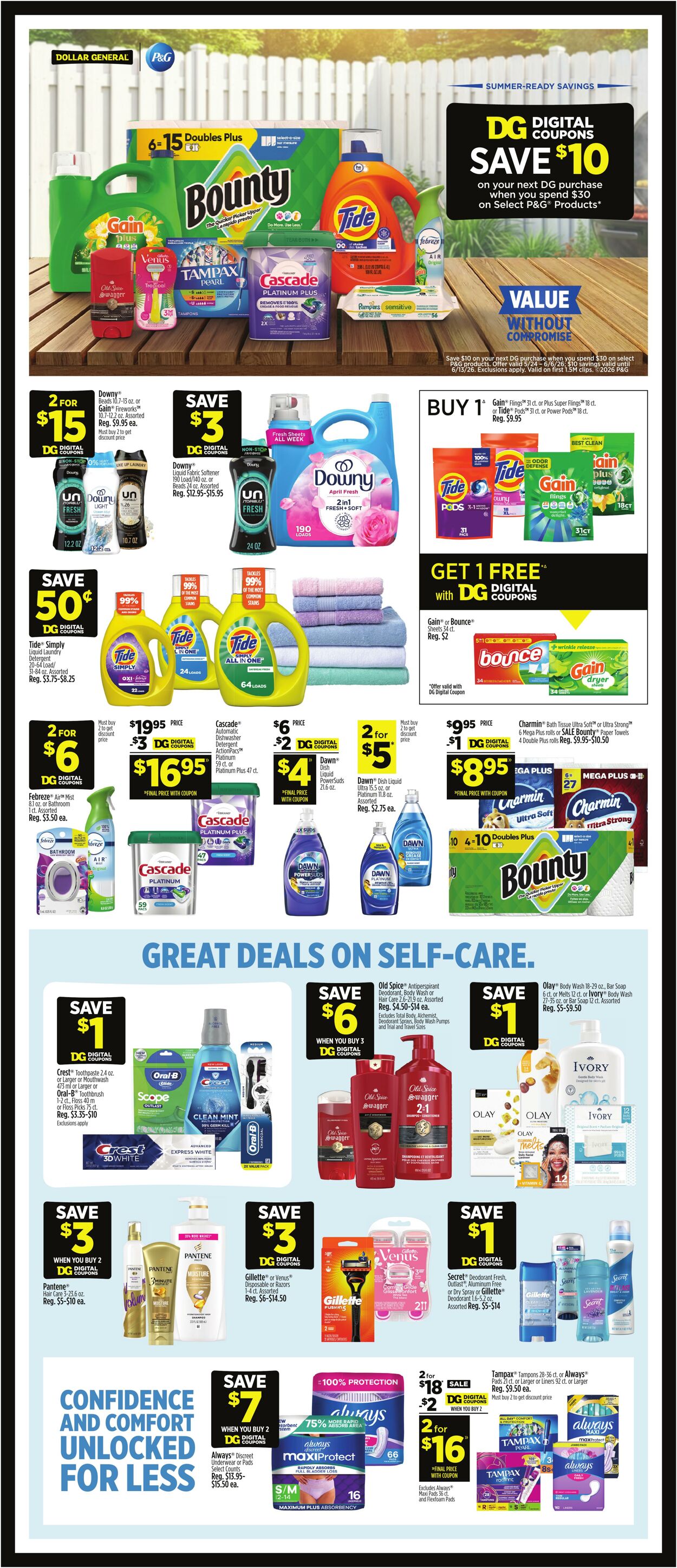 Weekly ad Dollar General 05/24/2026 - 05/30/2026