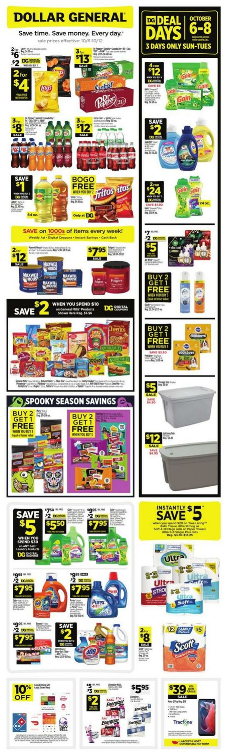 Weekly ad Dollar General 10/06/2024 - 10/12/2024