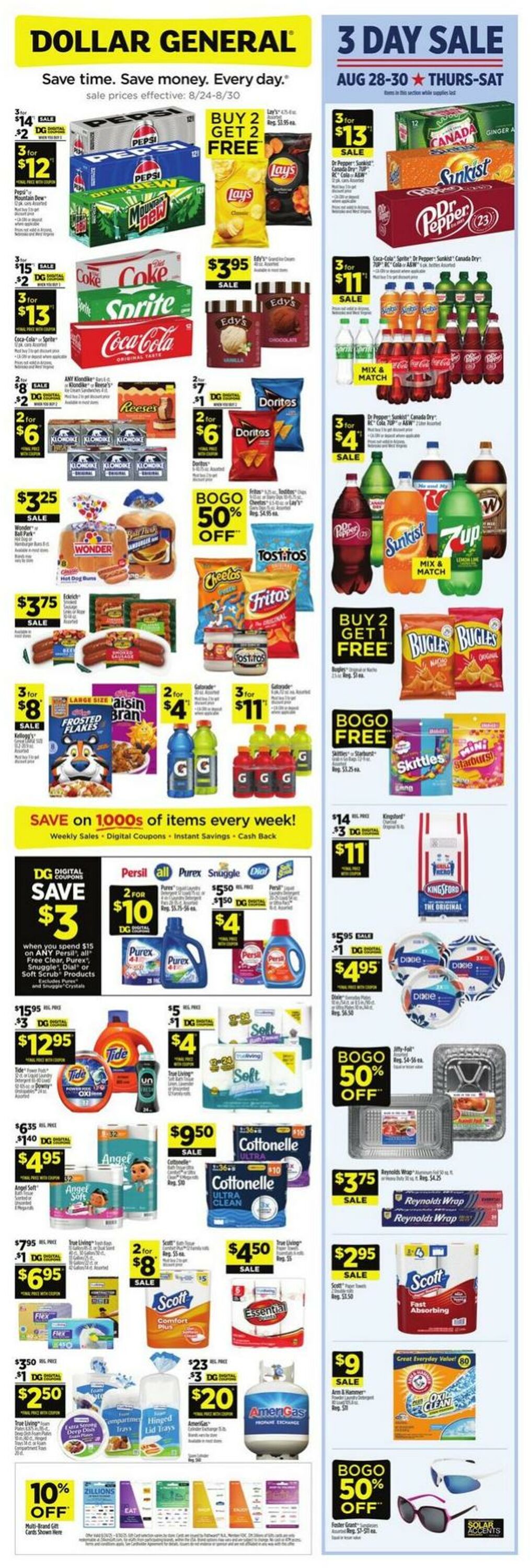 Weekly ad Dollar General 08/24/2025 - 08/30/2025