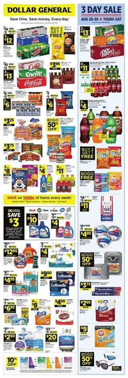 Weekly ad Dollar General 08/24/2025 - 08/30/2025