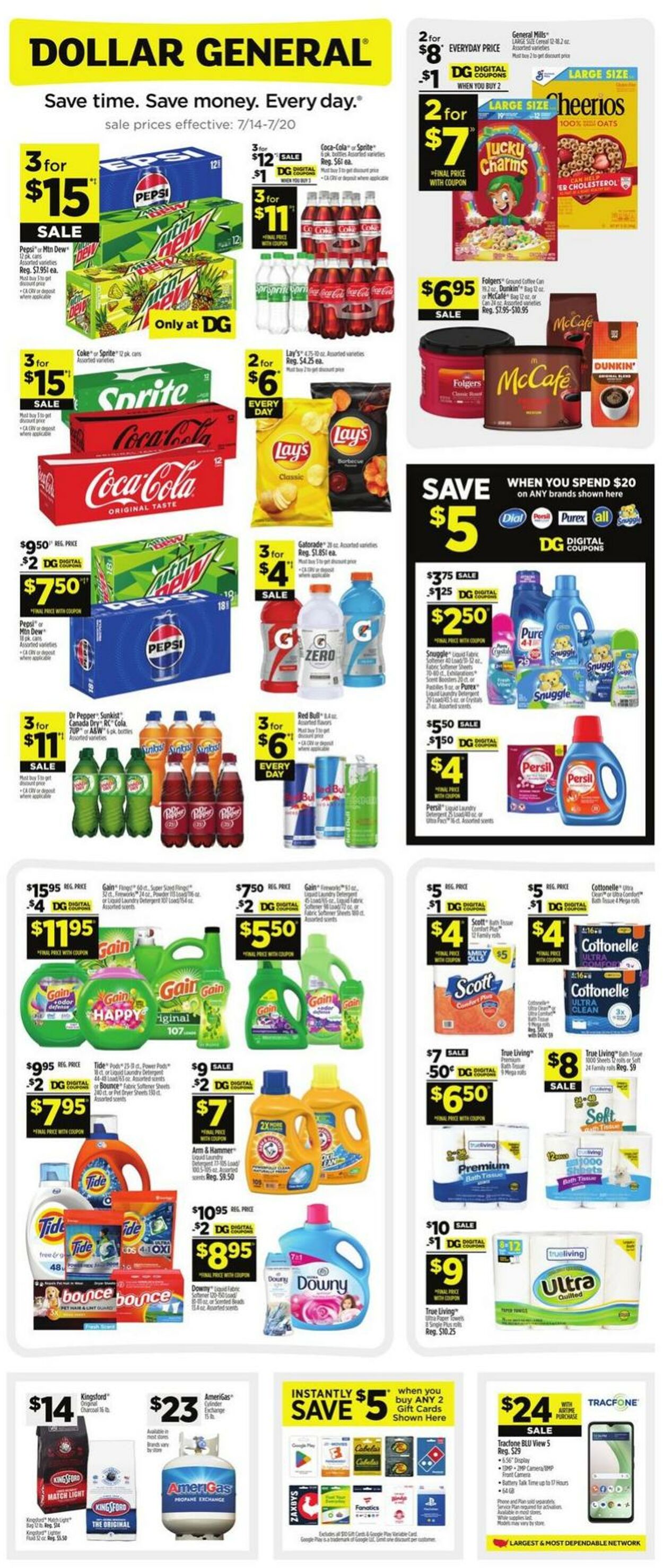 Weekly ad Dollar General 07/14/2024 - 07/20/2024