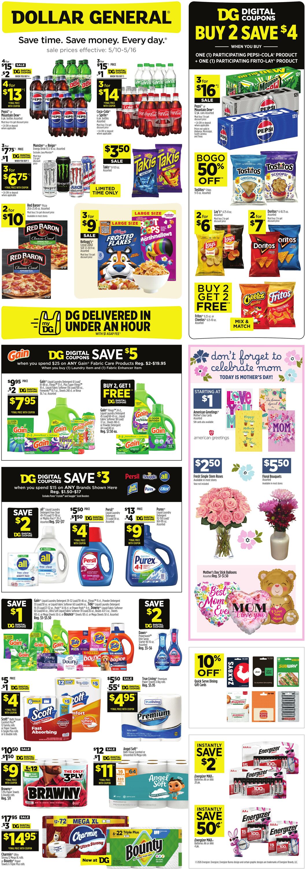 Weekly ad Dollar General 05/10/2026 - 05/16/2026
