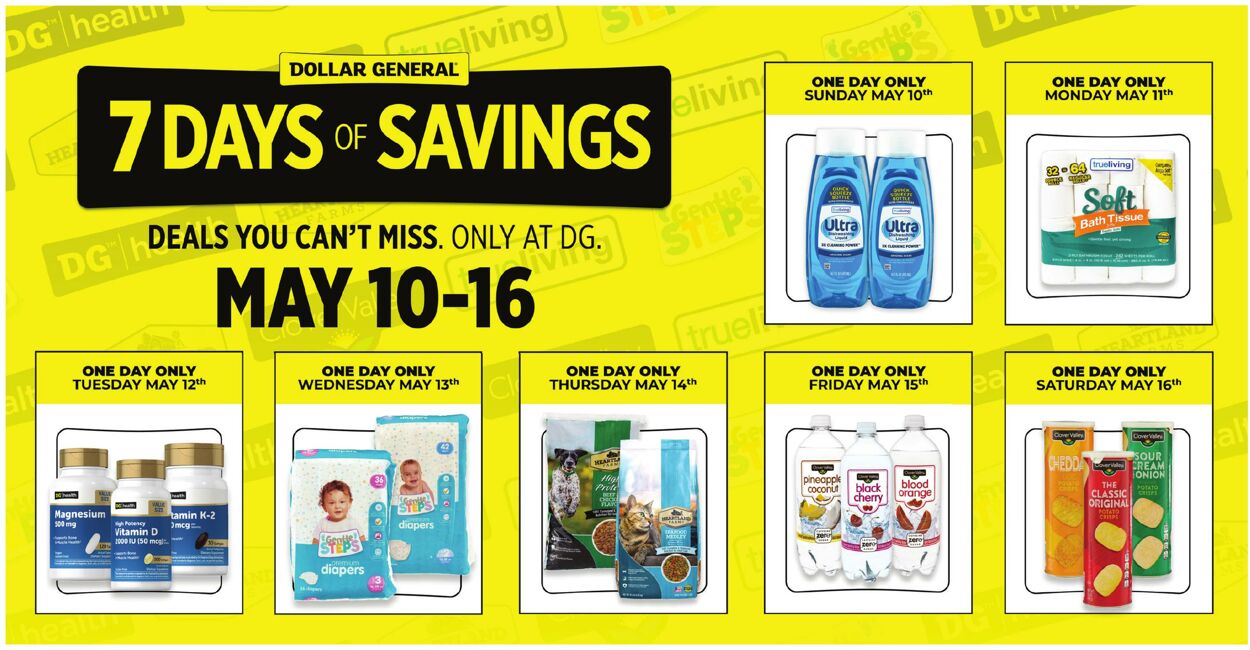Weekly ad Dollar General 05/10/2026 - 05/16/2026