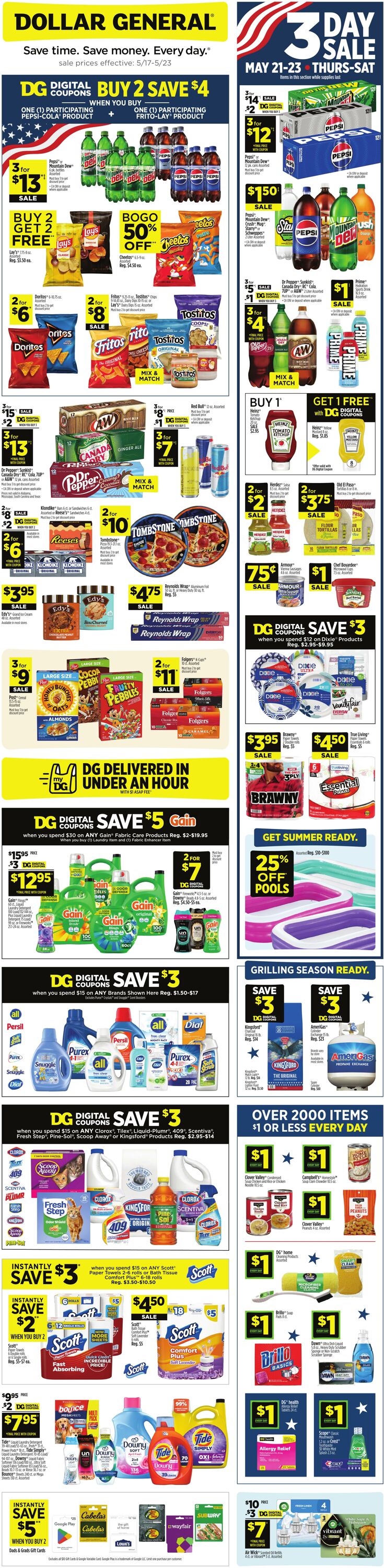 Weekly ad Dollar General 05/17/2026 - 05/23/2026