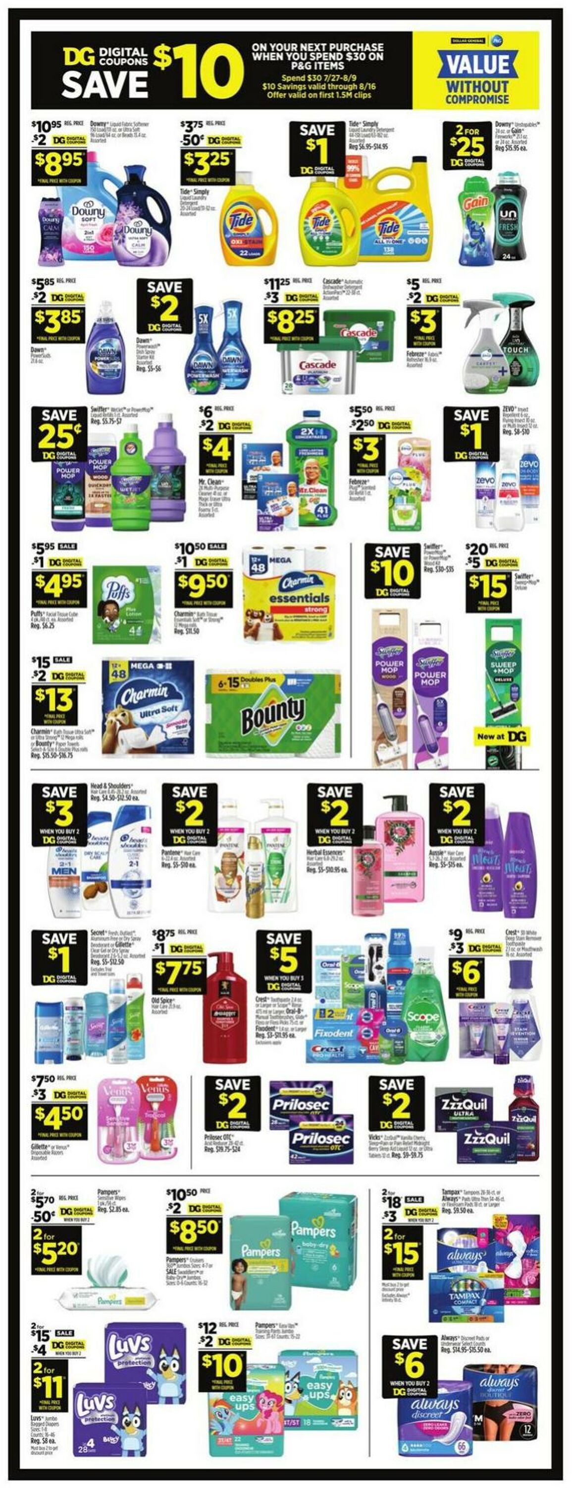 Weekly ad Dollar General 07/27/2025 - 08/02/2025