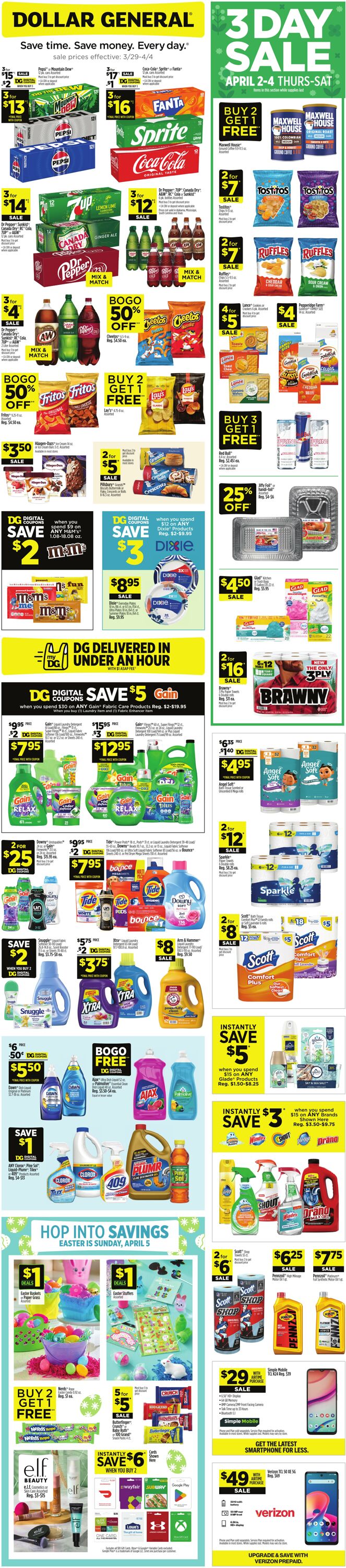 Weekly ad Dollar General 03/29/2026 - 04/04/2026