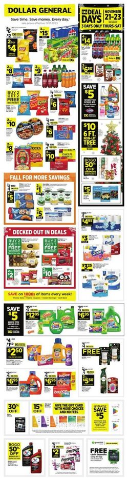 Weekly ad Dollar General 11/17/2024 - 11/23/2024