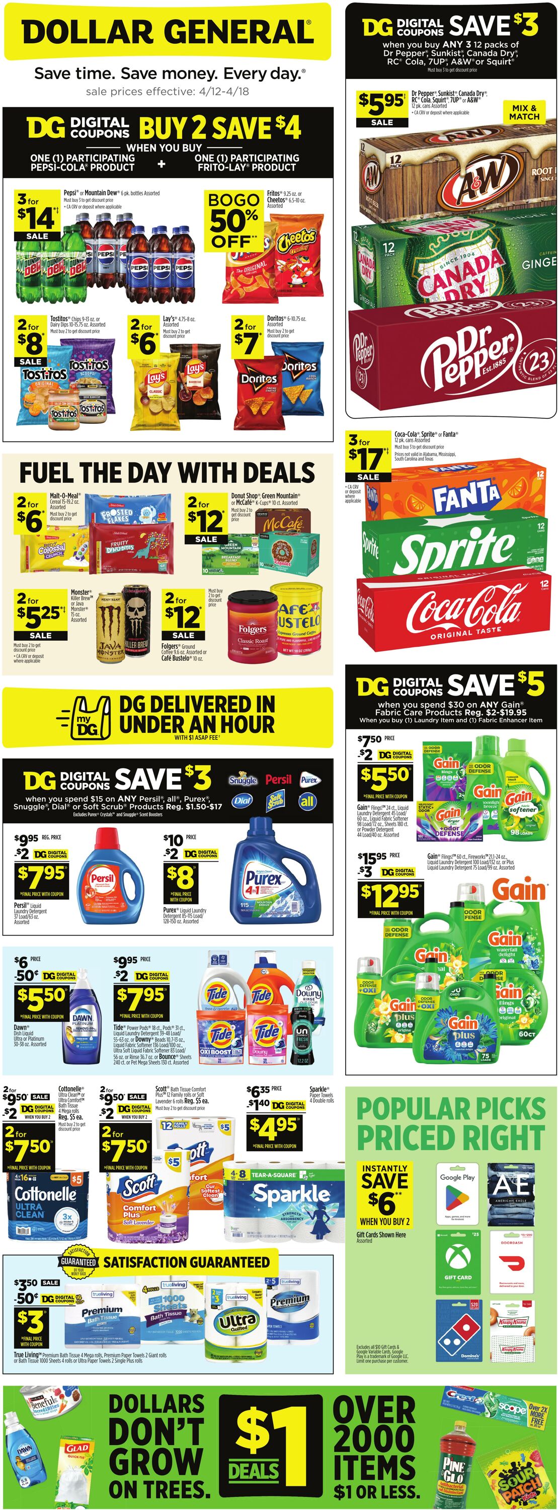 Weekly ad Dollar General 04/12/2026 - 04/18/2026