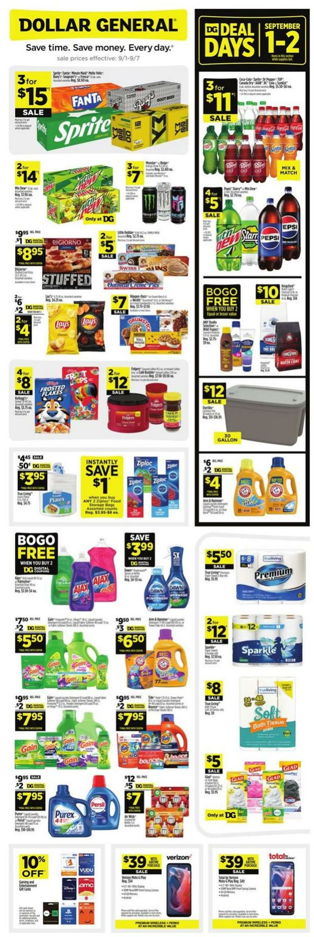 Weekly ad Dollar General 09/01/2024 - 09/07/2024