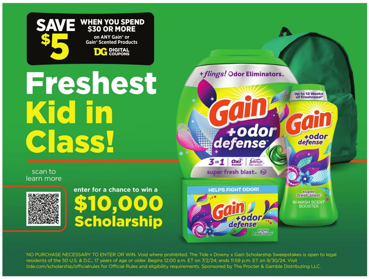 Weekly ad Dollar General 09/01/2024 - 09/07/2024