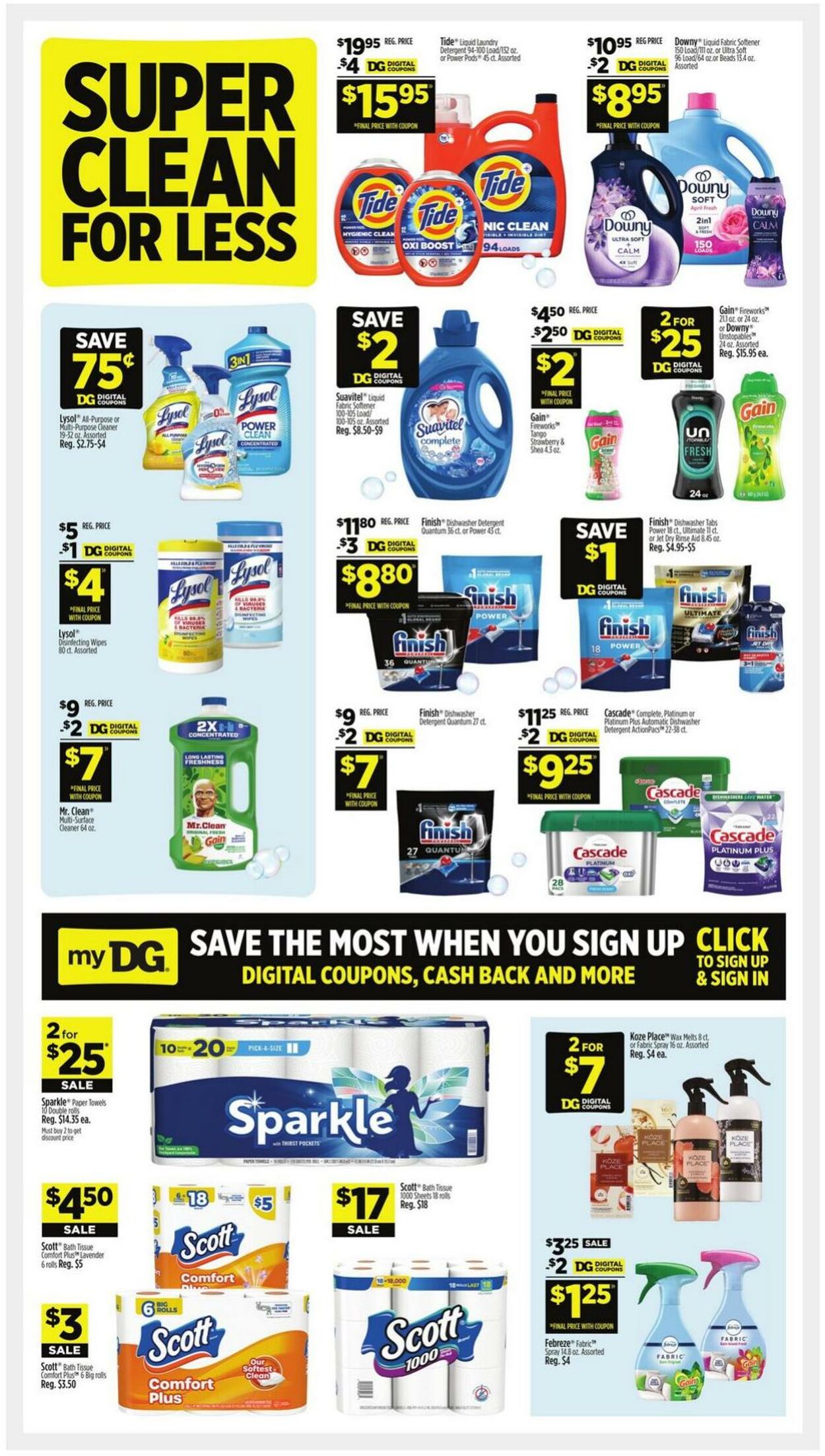 Weekly ad Dollar General 08/31/2025 - 09/06/2025
