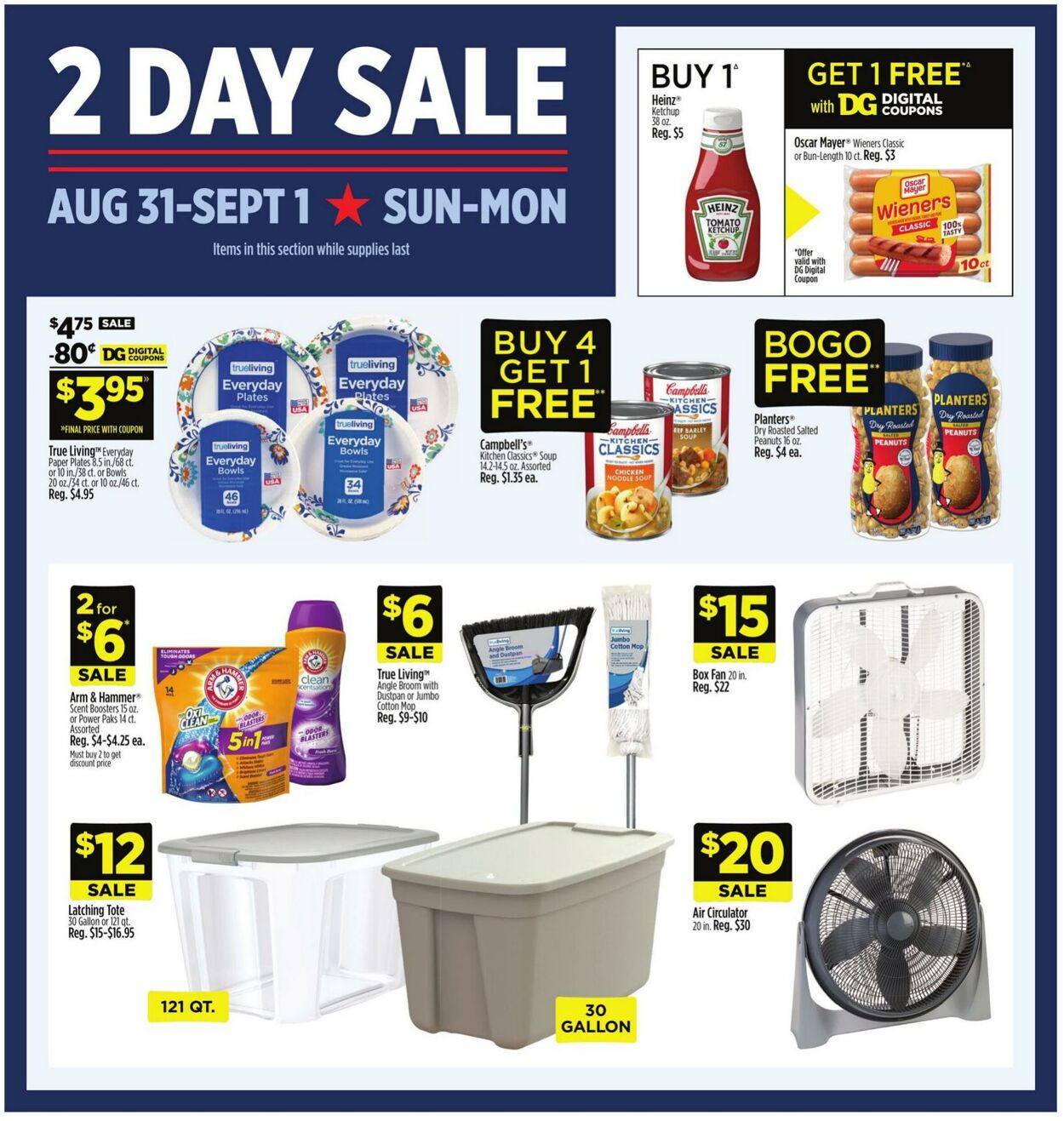 Weekly ad Dollar General 08/31/2025 - 09/06/2025