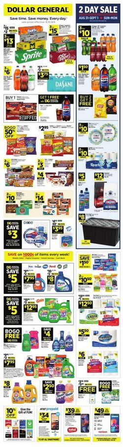 Weekly ad Dollar General 08/31/2025 - 09/06/2025