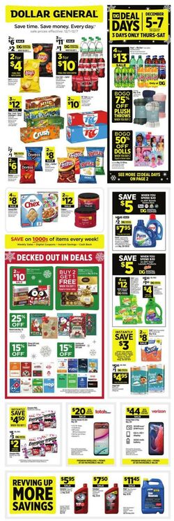 Weekly ad Dollar General 12/01/2024 - 12/07/2024