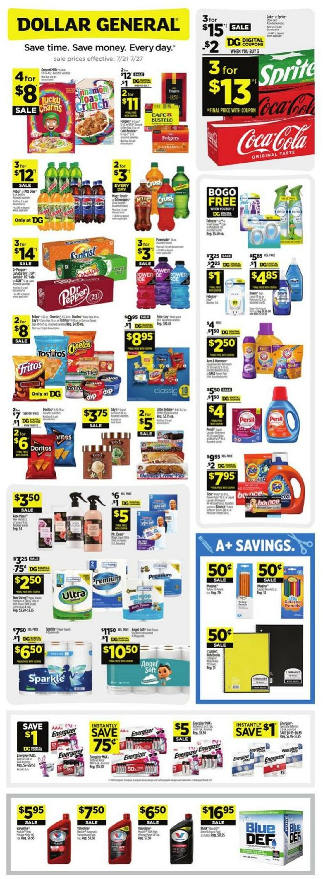 Weekly ad Dollar General 07/21/2024 - 07/27/2024