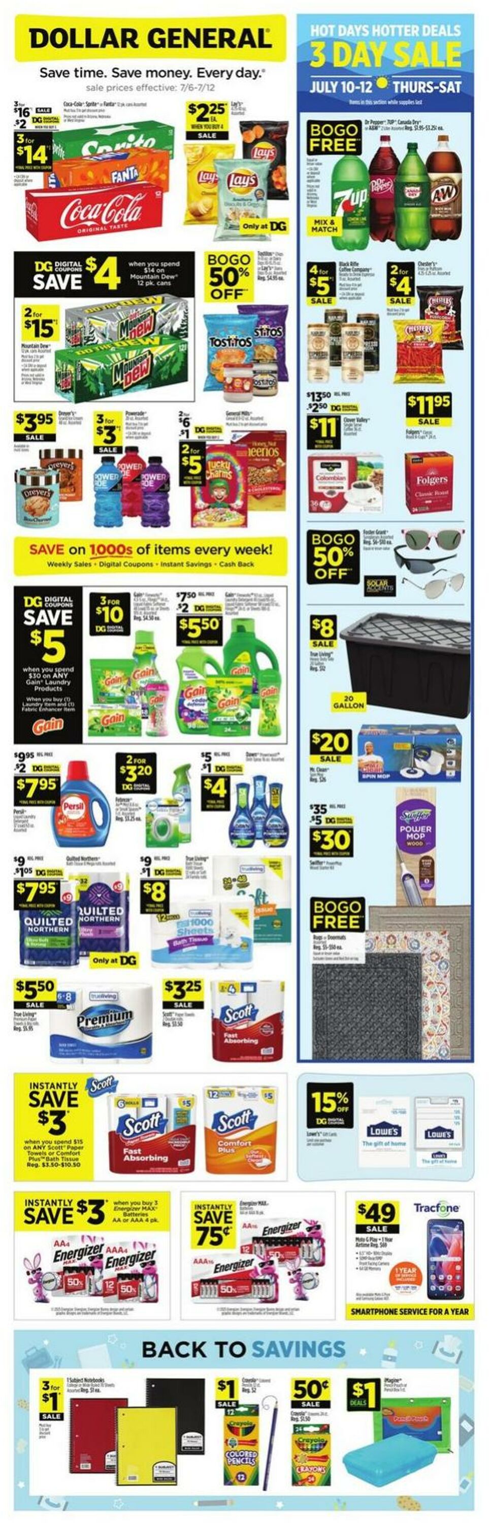 Weekly ad Dollar General 07/06/2025 - 07/12/2025