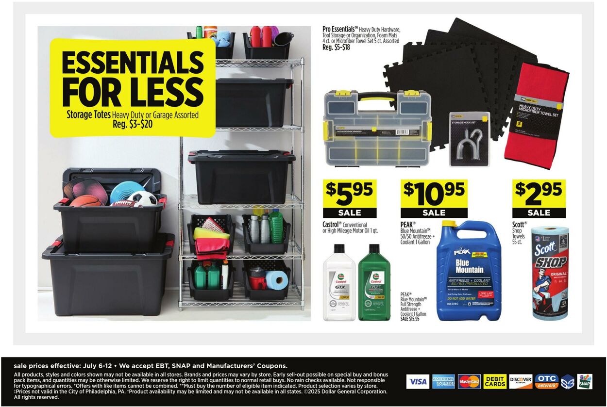 Weekly ad Dollar General 07/06/2025 - 07/12/2025