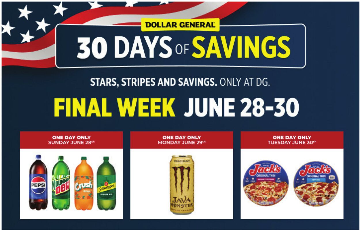 Weekly ad Dollar General 06/28/2026 - 07/04/2026