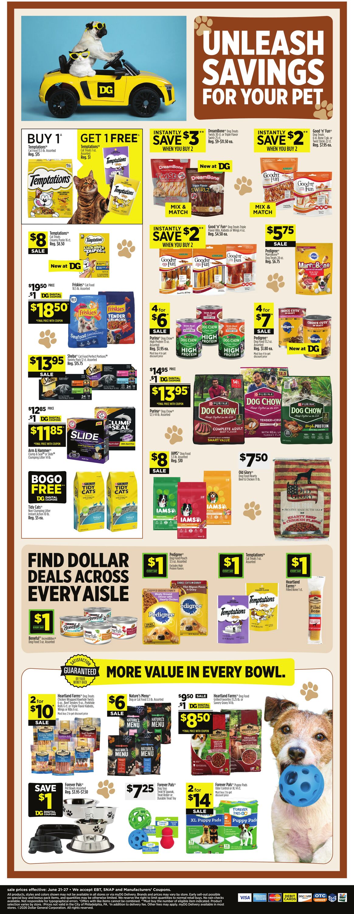 Weekly ad Dollar General 06/21/2026 - 06/27/2026