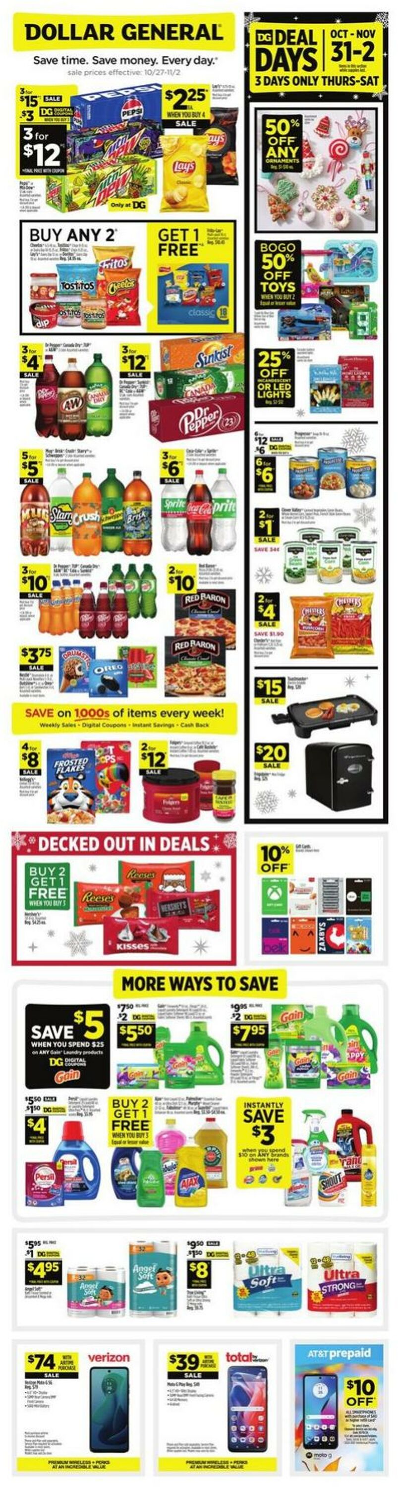 Weekly ad Dollar General 10/27/2024 - 11/02/2024